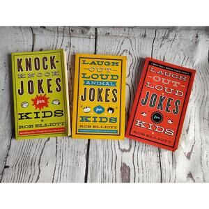 laugh out loud kids joke book Lot Of 3 Animal, Knock Knock Jokes Rob Elliott